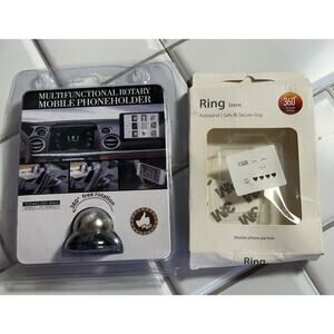 Cell Phone Accessories Multifunctional Rotary Phone Holder And Ring Kickstand
